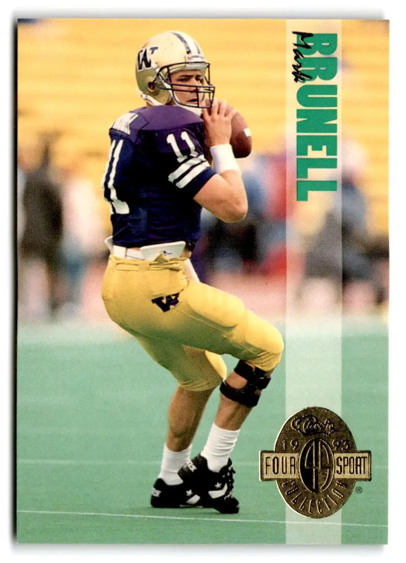 1993 Classic Four Sport #174 Mark Brunell - Football Card Single
