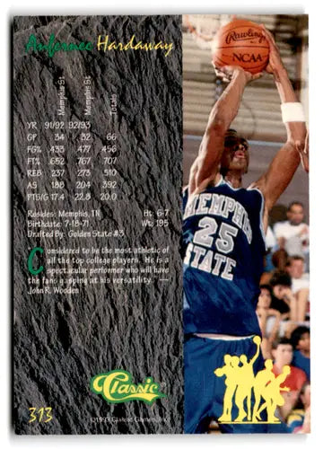 1993 Classic Four Sport #313 Anfernee Hardaway NM Near Mint Magic ID:82615 - Basketball Card Single