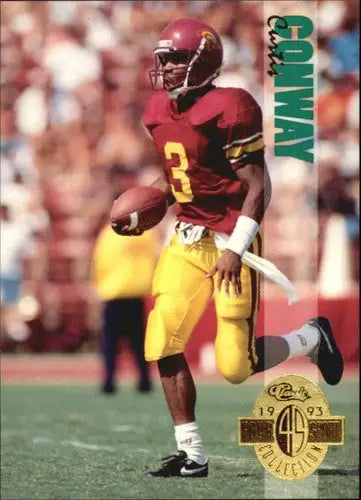 Original gloss of a Football player running with ball from Classic Four Sport set