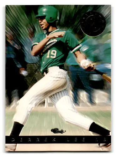 Original gloss of Derrek Lee baseball card from Classic Four Sport collection