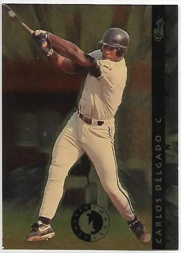1993 Classic Four Sport Images Sudden Impact #SI1 Carlos Delgado NM Near Mint Bl - Baseball Card Single