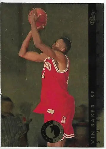 1993 Classic Four Sport Images Sudden Impact #SI2 Vin Baker NM Near Mint Bucks - Basketball Card Single