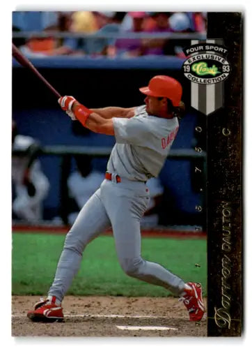 Original gloss 1993 Classic Four Sport LP1 Darren Daulton baseball card product image