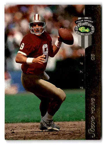 1993 Classic Four Sport McDonald’s Limited Prints #LP5 Steve Young NM N ID:76847 - Football Card Single