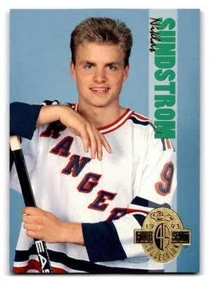 1993 Classic Hockey Draft Niklas Sundstrom #8 New York Rangers