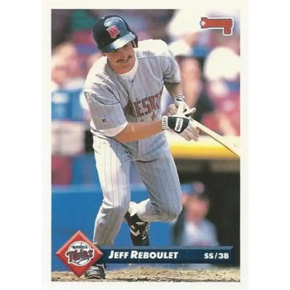 1993 Donruss #179 Jeff Reboulet NM-MT Minnesota Twins Baseball Card - Baseball Card Single