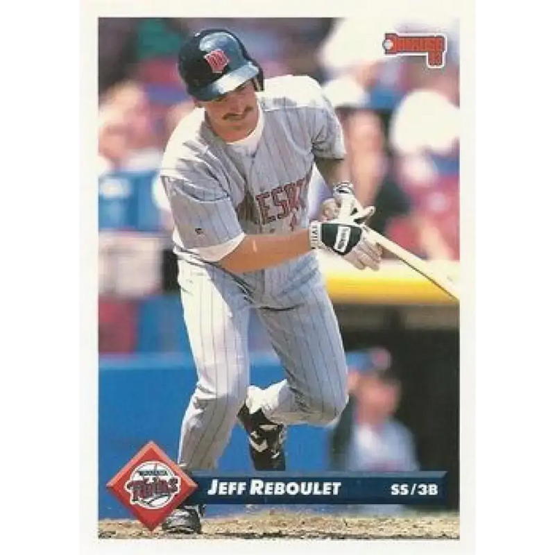 1993 Donruss #179 Jeff Reboulet NM-MT Minnesota Twins Baseball Card - Baseball Card Single