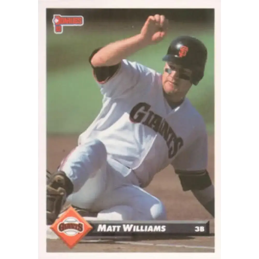 1993 Donruss #182 Matt Williams NM-MT San Francisco Giants Baseball Card - Baseball Card Single