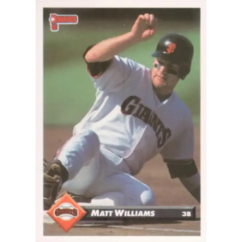 1993 Donruss #182 Matt Williams NM-MT San Francisco Giants Baseball Card - Baseball Card Single