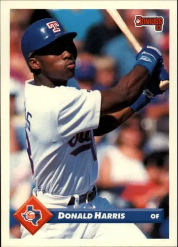 1993 Donruss #291 Donald Harris NM Near Mint Rangers - Baseball Card Single