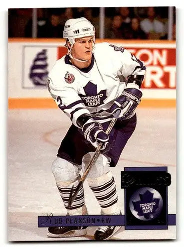 Original gloss Doug Pearson hockey card from 1993 Donruss #339 featuring Rob Pearson