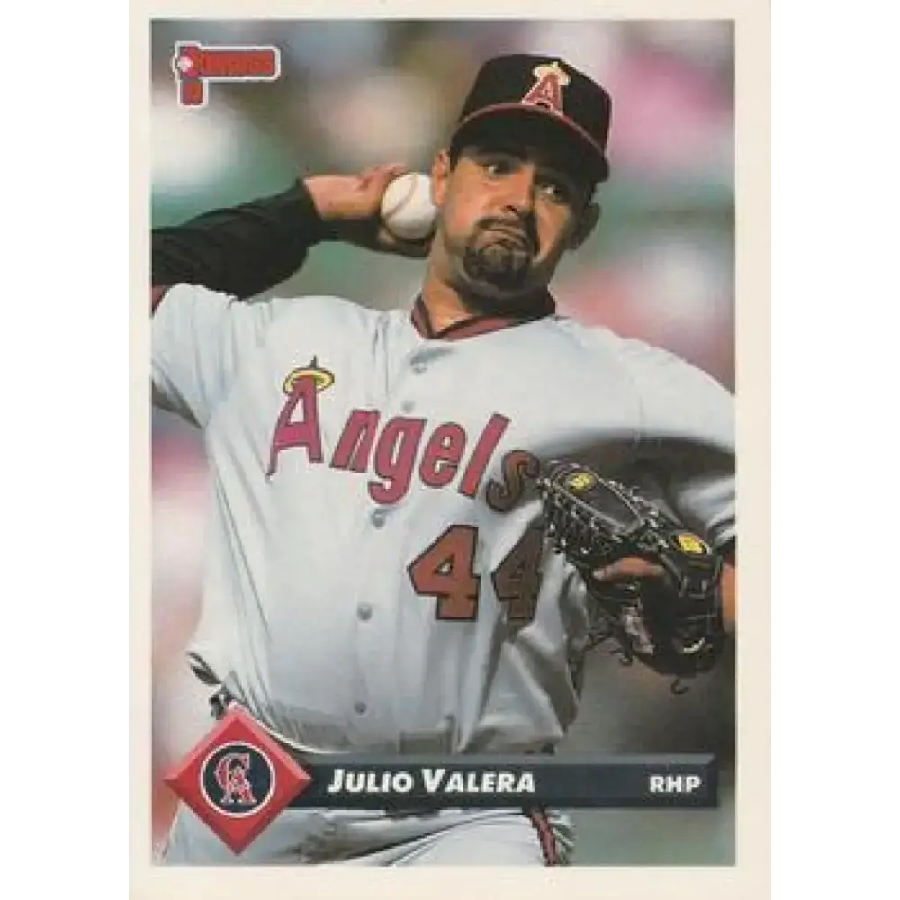 1993 Donruss #5 Julio Valera NM-MT California Angels Baseball Card - Baseball Card Single