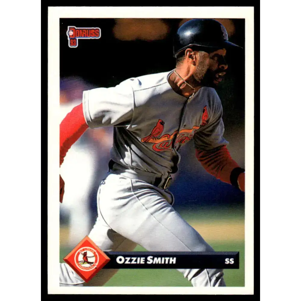 1993 Donruss #520 Ozzie Smith EX/NM St. Louis Cardinals Baseball Card - Baseball Card Single