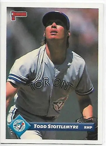 1993 Donruss #585 Todd Stottlemyre NM Near Mint Blue Jays - Baseball Card Single