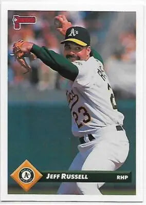 1993 Donruss #711 Jeff Russell NM-MT Athletics - Baseball Card Single