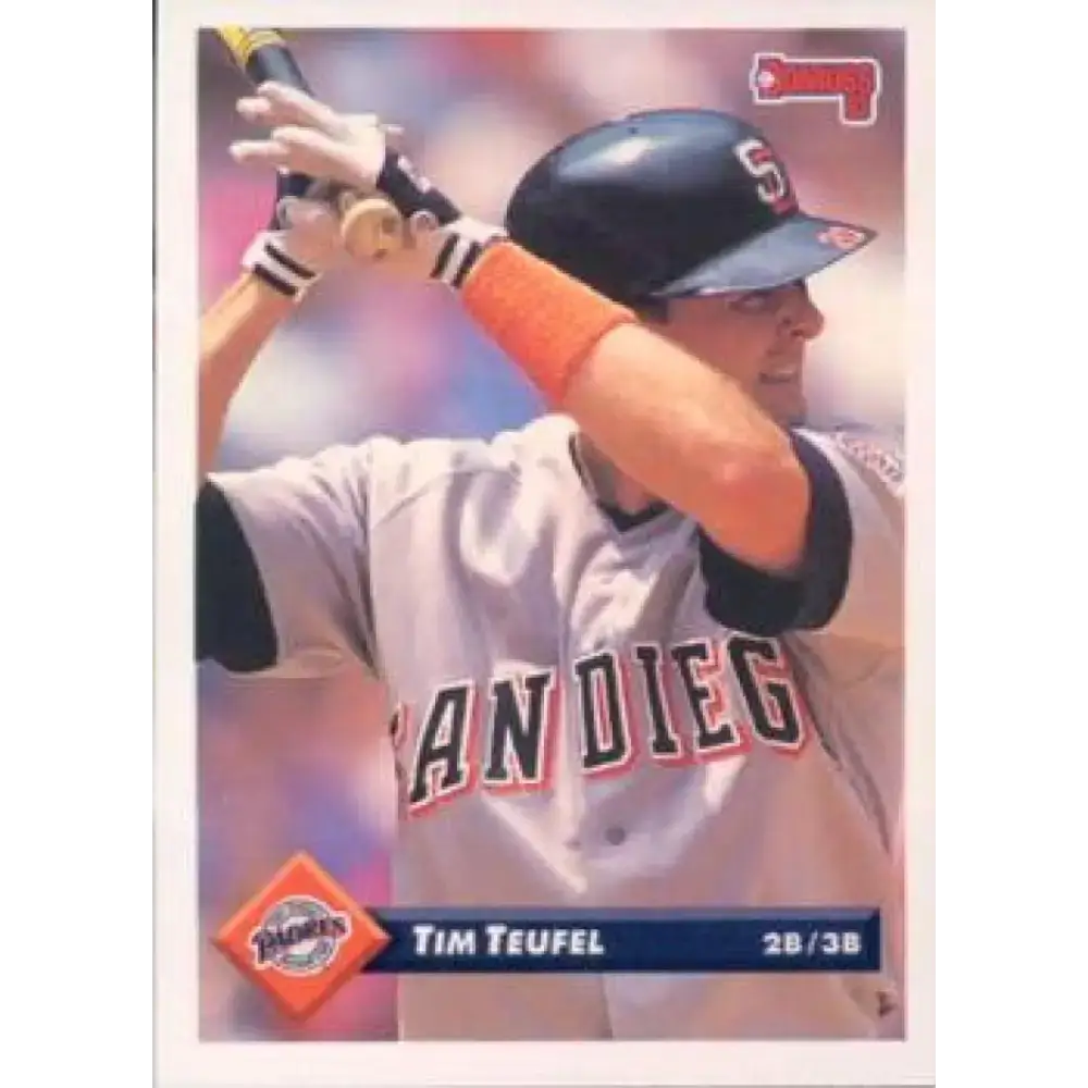1993 Donruss #98 Tim Teufel NM-MT San Diego Padres Baseball Card - Baseball Card Single