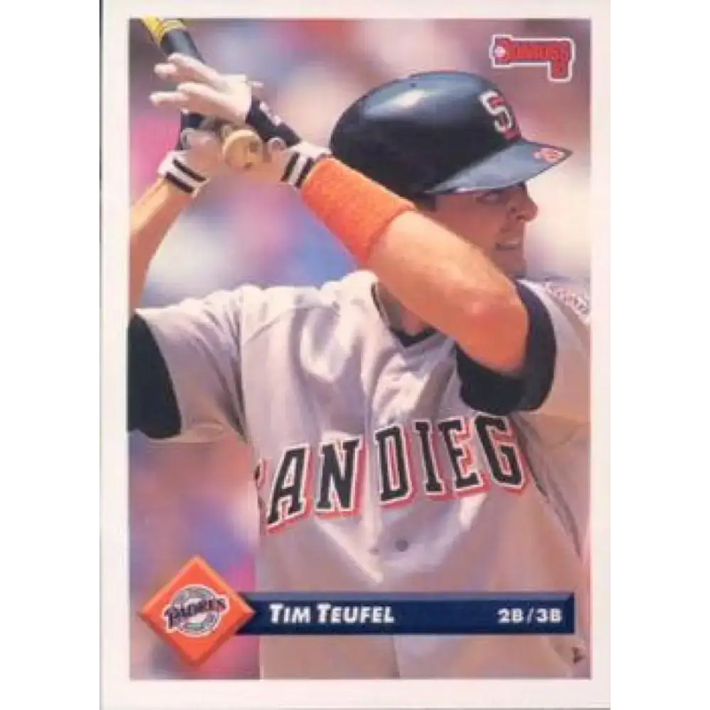 1993 Donruss #98 Tim Teufel NM-MT San Diego Padres Baseball Card - Baseball Card Single