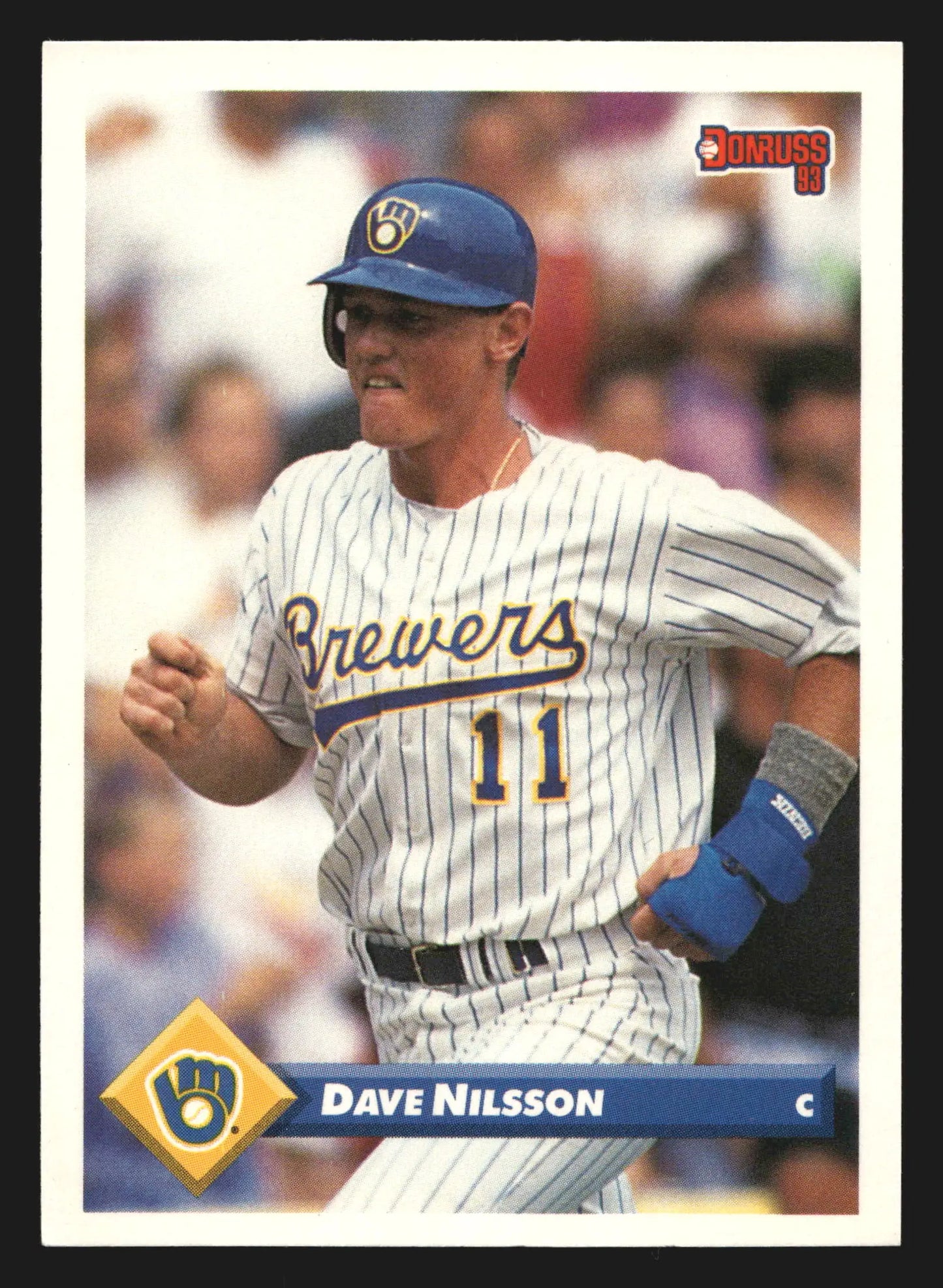 1993 Donruss Dave Nilsson #235 Milwaukee Brewers - Baseball Card Single