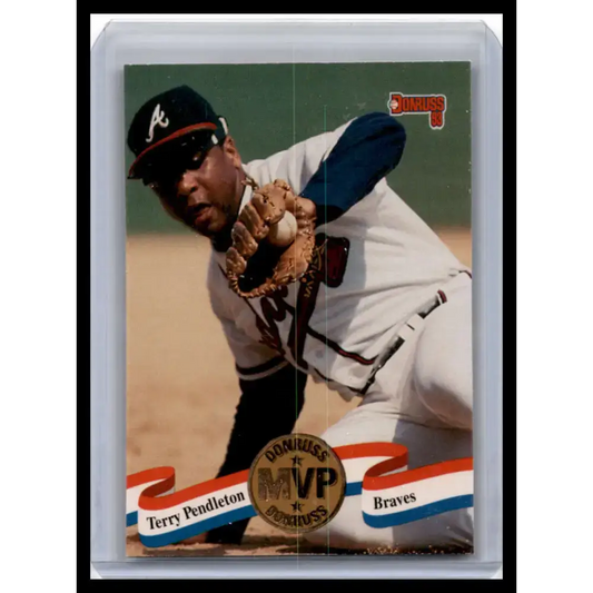 1993 Donruss #MVP-7 Terry Pendleton NM-MT Atlanta Braves Baseball Card - Baseball Card Single