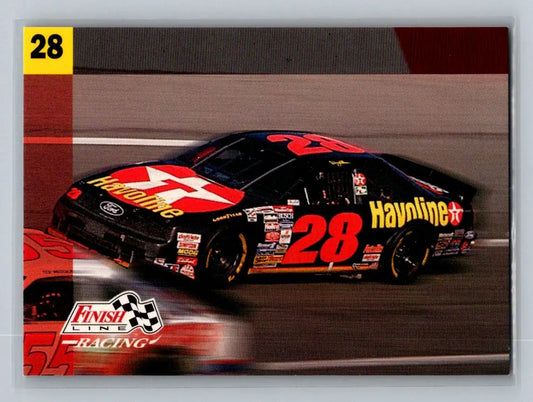 1993 Finish Line #48 Car #28 Texaco Havoline Robert Yates Racing - Racing Card Single