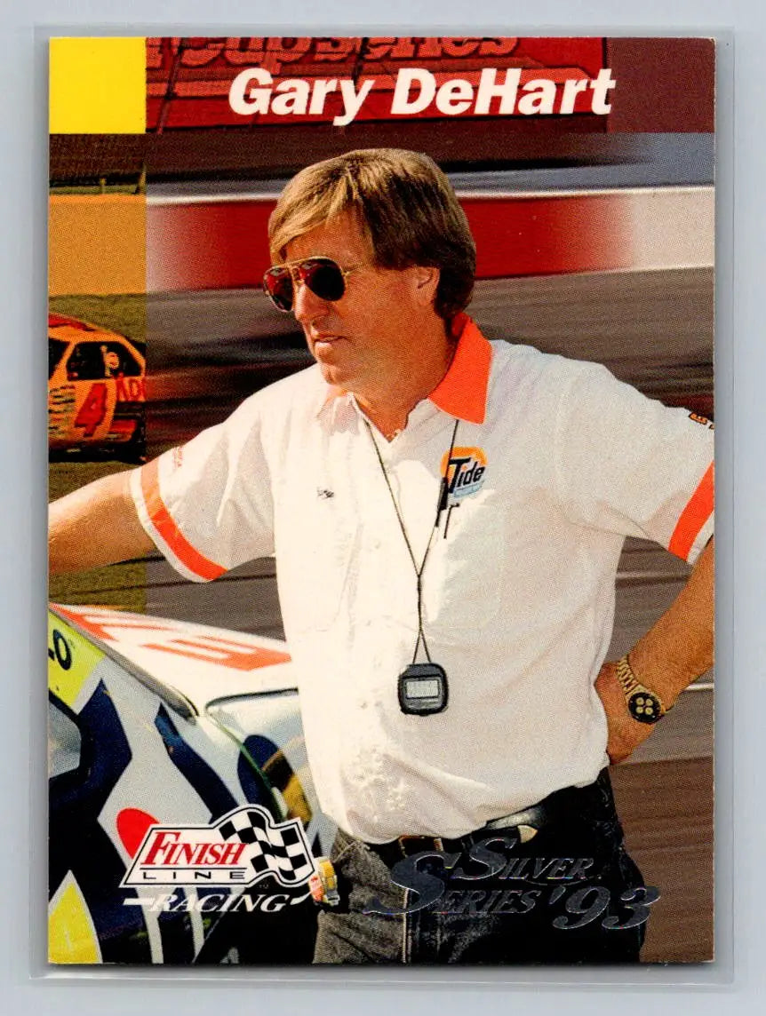 1993 Finish Line #54 Gary DeHart Hendrick Motorsports - Racing Card Single