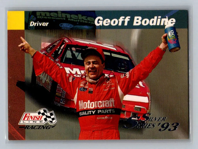 1993 Finish Line #69 Geoff Bodine Bud Moore Engineering - Racing Card Single