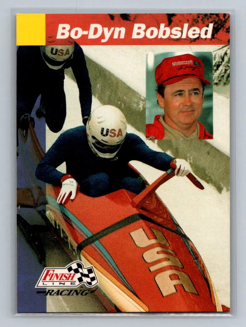 1993 Finish Line #94 Bo-Dyn Bobsled Bud Moore Engineering - Racing Card Single