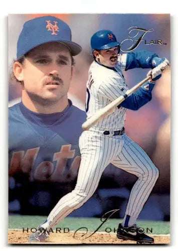 1993 Flair #93 Howard Johnson New York Mets Baseball Cards EX/NM ID:64378 - Baseball Card Single