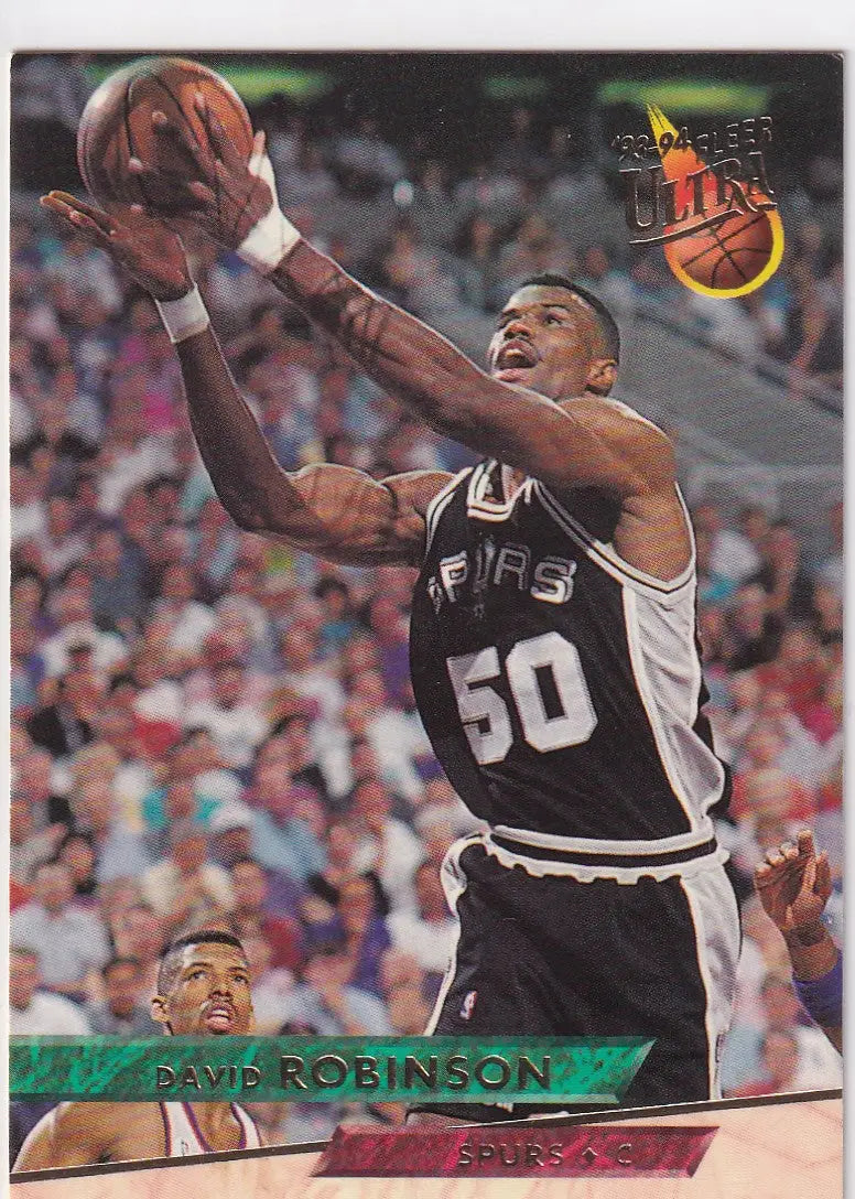 1993 FLEER #174 DAVID ROBINSON- SAN ANTONIO SPURS - Basketball Card Single