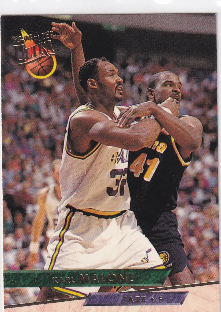 1993 FLEER #189 KARL MALONE- UTAH JAZZ - Basketball Card Single