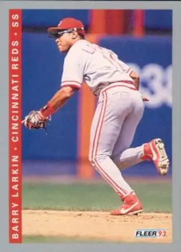 Original gloss 1993 Fleer Barry Larkin NM-MT baseball card Cincinnati Reds