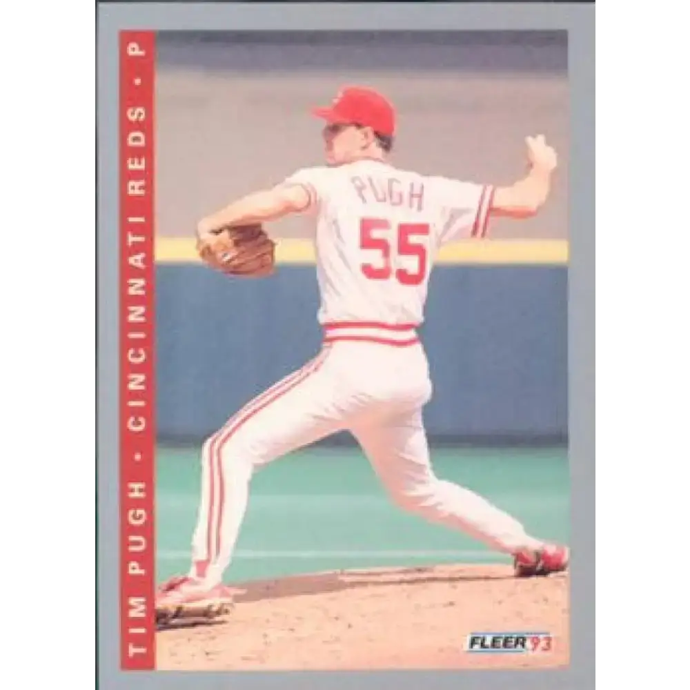 1993 Fleer #40 Tim Pugh NM-MT RC Rookie Cincinnati Reds Baseball Card - Baseball Card Single