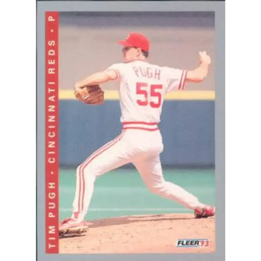 1993 Fleer #40 Tim Pugh NM-MT RC Rookie Cincinnati Reds Baseball Card - Baseball Card Single