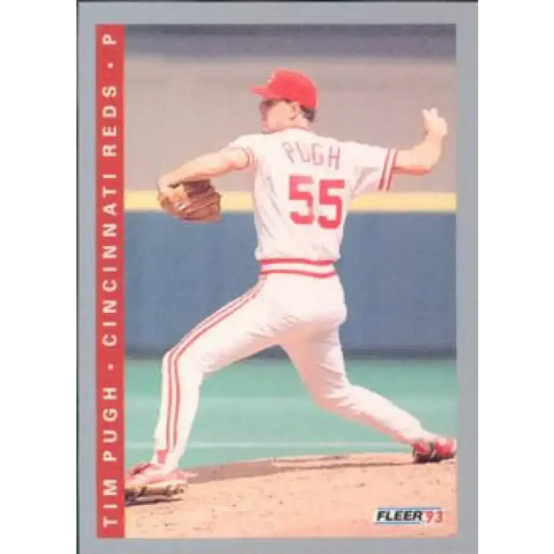 1993 Fleer #40 Tim Pugh NM-MT RC Rookie Cincinnati Reds Baseball Card - Baseball Card Single