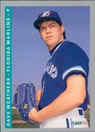 1993 Fleer #430 Dave Weathers NM-MT Marlins - Baseball Card Single
