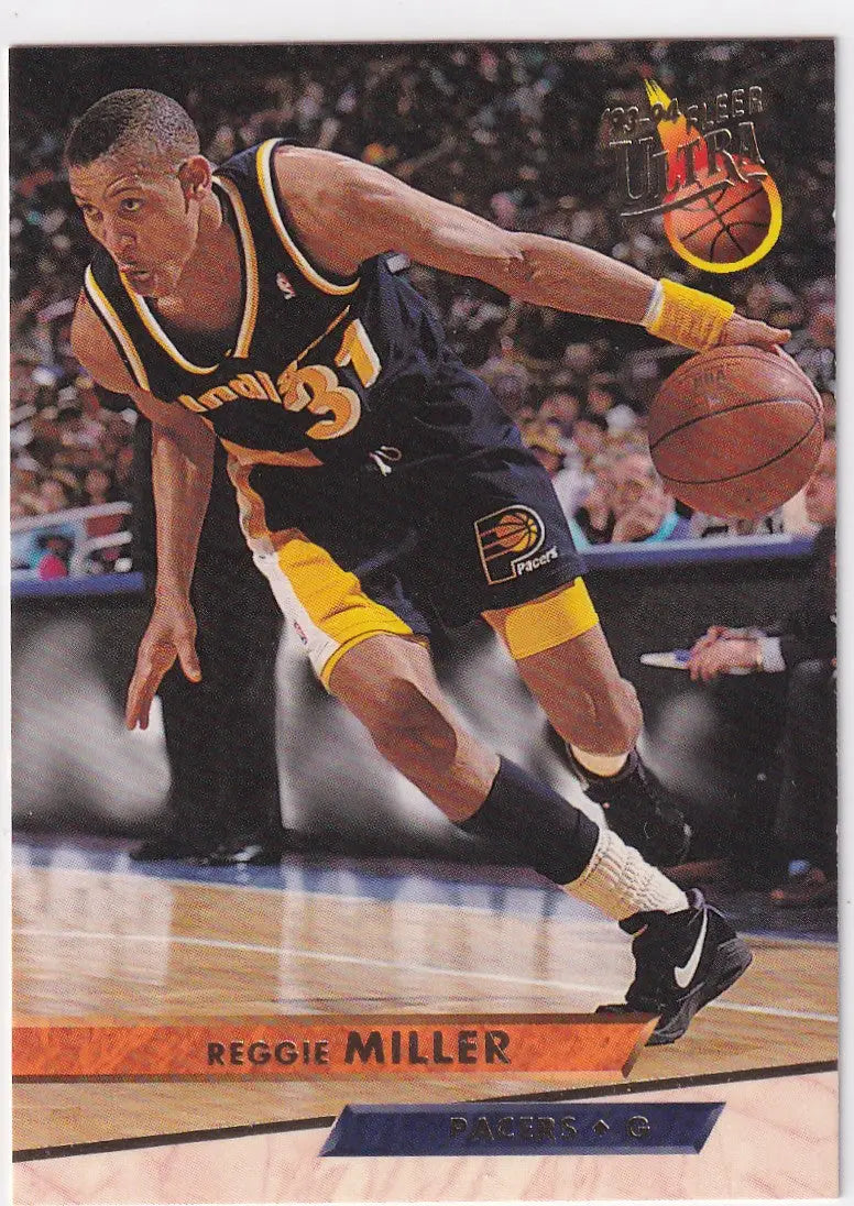 1993 FLEER #81 REGGIE MILLER- INDIANA PACERS - Basketball Card Single
