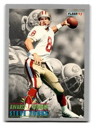 1993 Fleer Football Steve Young #240 San Francisco 49ers - Football Card Single