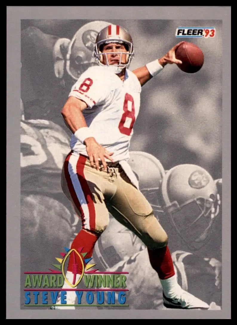 1993 Fleer Steve Young #240 San Francisco 49ers Football Card NFL Sports - Football Card Single
