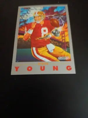 1993 Fleer - Steve Young #247. San Francisco 49ers. NRMT+ - Football Card Single