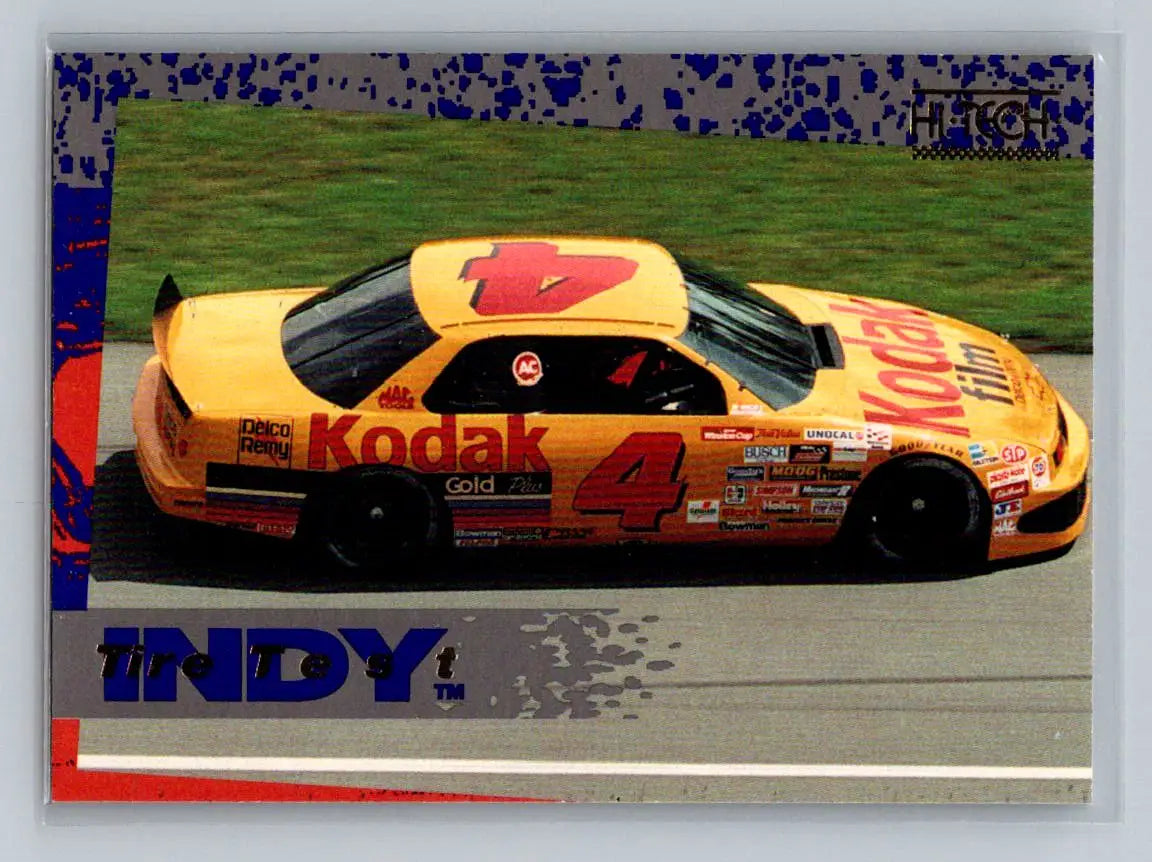 1993 Hi-Tech 1992 Indy Tire Test #5 Ernie Irvan’s Car Morgan-McClure Motorsports - Racing Card Single