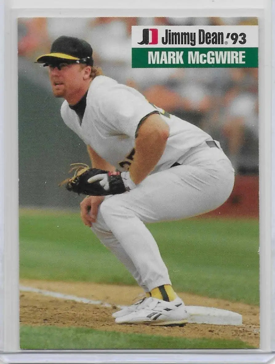 1993 Jimmy Dean Mark McGwire #22 Oakland Athletics (1391)