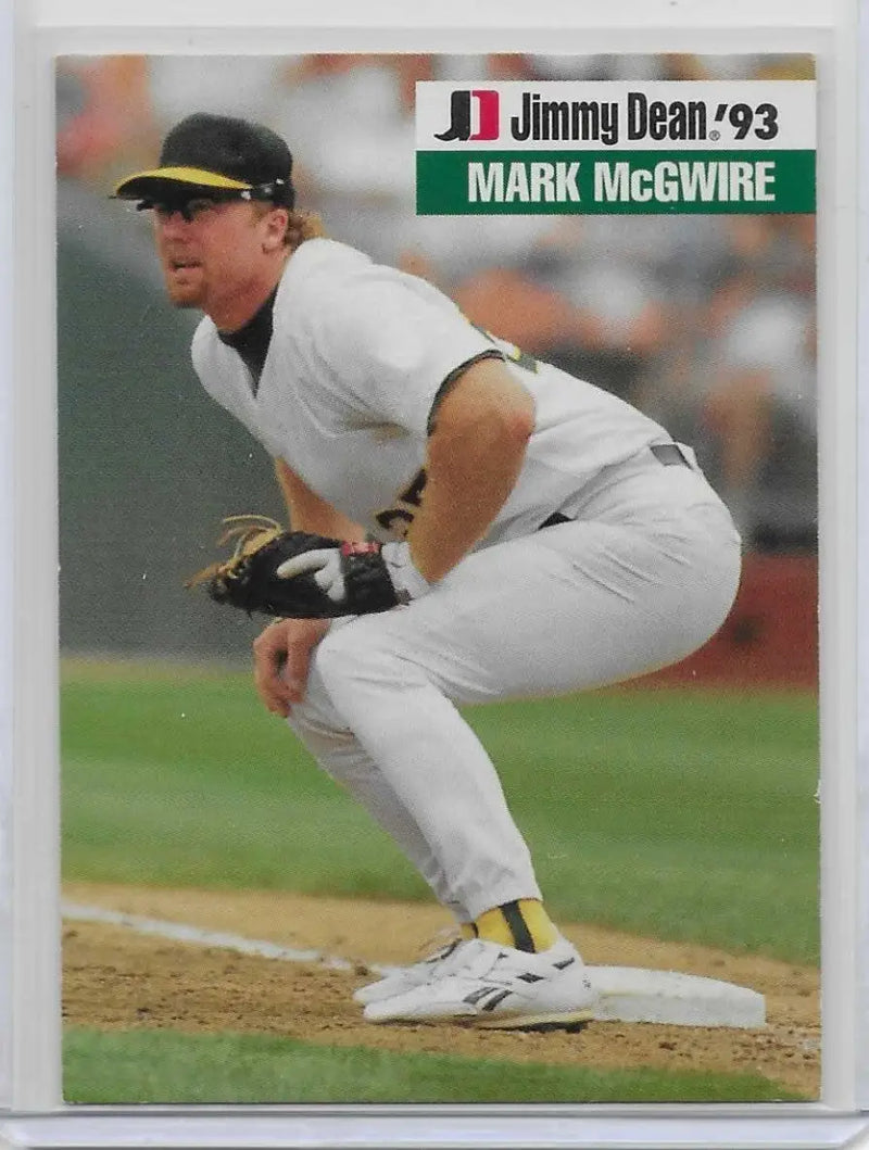 1993 Jimmy Dean Mark McGwire #22 Oakland Athletics (1391)