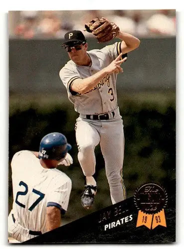 1993 Leaf #116 Jay Bell Pittsburgh Pirates Baseball Cards EX/NM ID:63421 - Baseball Card Single