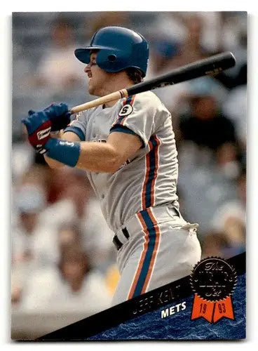 1993 Leaf #185 Jeff Kent New York Mets Baseball Cards EX/NM ID:64394 ID:64394 - Baseball Card Single