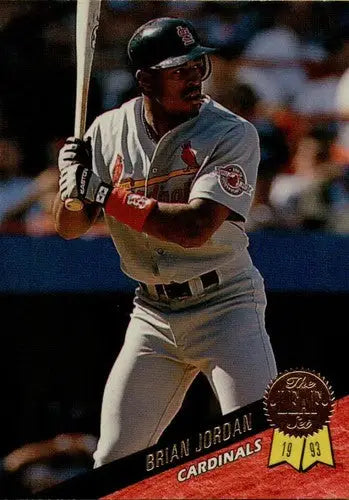 1993 Leaf #229 Brian Jordan NM Near Mint Cardinals - Baseball Card Single
