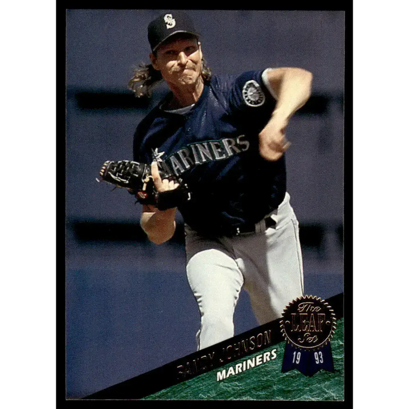 1993 Leaf #380 Randy Johnson NM-MT Seattle Mariners Baseball Card - Baseball Card Single