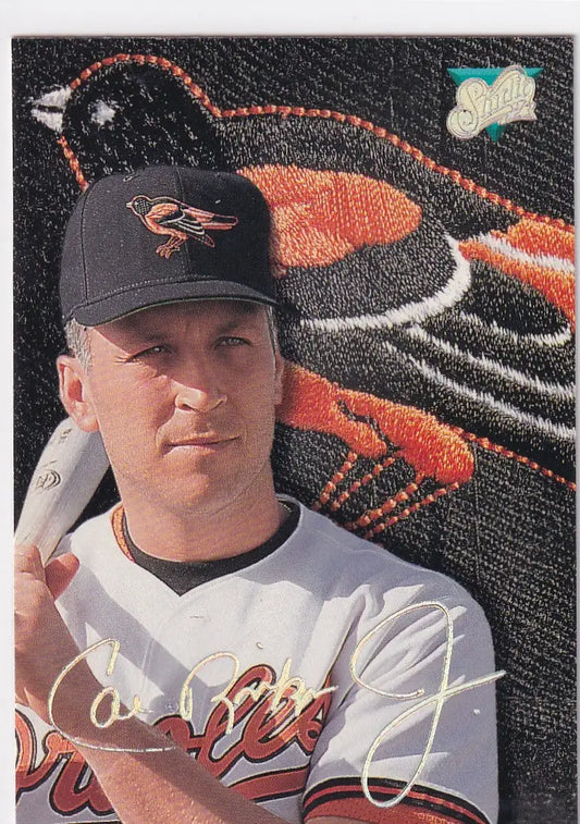 1993 LEAF #80 CAL RIPKEN JR LOGO- BALTIMORE ORIOLES - Baseball Card Single