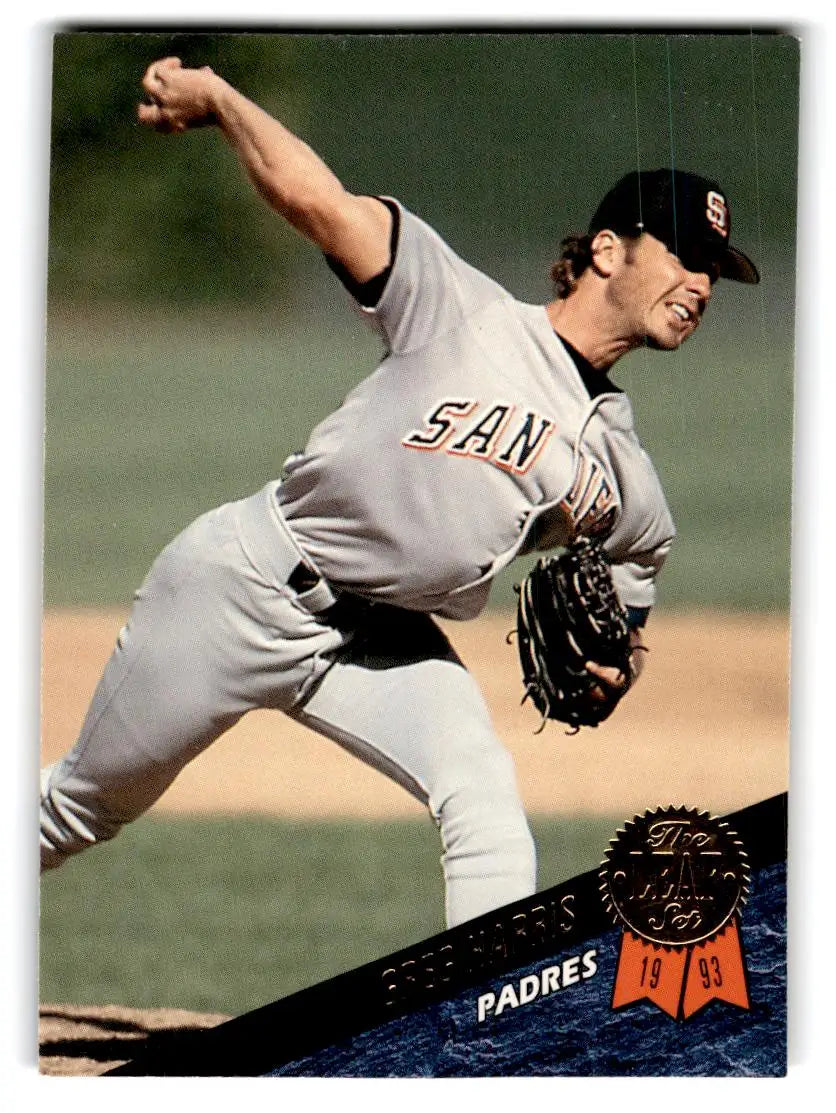 1993 Leaf #82 Greg Harris - Baseball Card Single