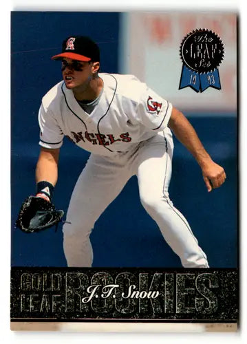 1993 Leaf Gold Rookies #R17 J.T. Snow NM Near Mint Angels ID:64307 - Baseball Card Single