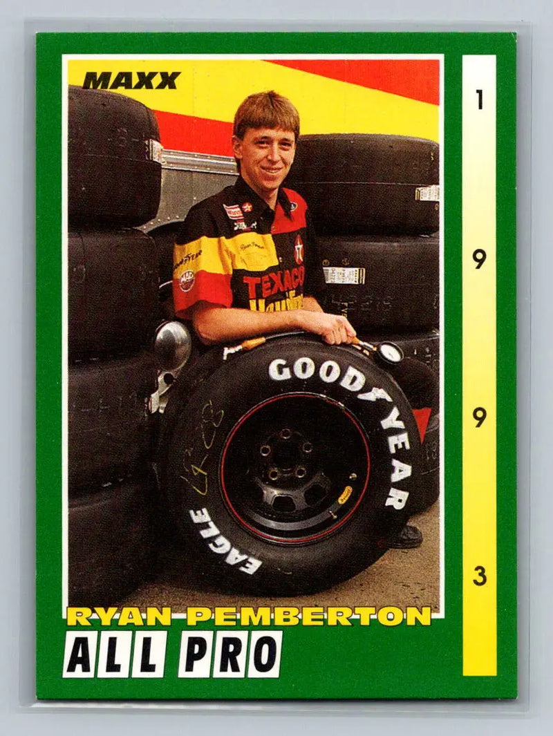 1993 Maxx #258 Ryan Pemberton Robert Yates Racing - Racing Card Single